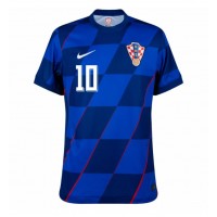 Camisa de time de futebol Croácia Luka Modric #10 Replicas 2º Equipamento Europeu 2024 Manga Curta